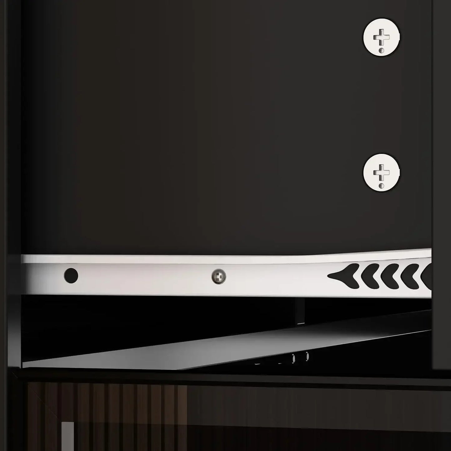 Tall Bookcase Bookshelf with Glass Doors and Lights, Large Display Shelf Organizer Set with Hutch, Library Bookshelf  (110.2" W)