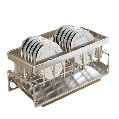 Tilt Water Filter Shelf Drains Sponges Keeps Sink Dry Kitchen