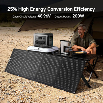 ALLPOWERS Foldable Portable Solar Panel 400W / 200W / 140W / 100W Solar Generator Charger &amp; Solar Output for Power Station Camping RV
