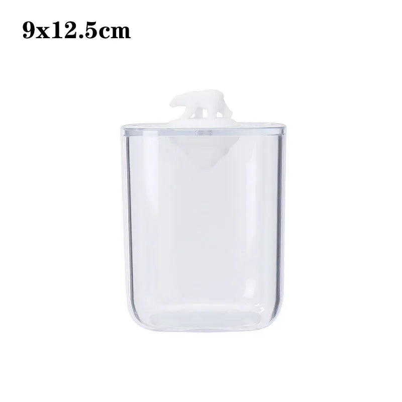 Acrylic Makeup Organizer For Cotton Swabs Jewelry And Remover Pads