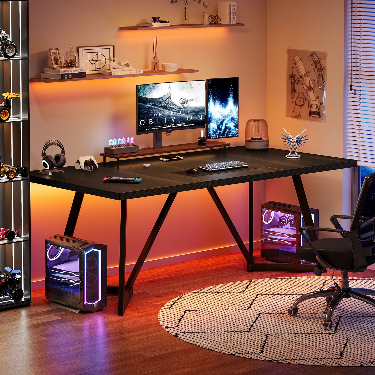 Tribesigns Executive Desk With Metal Frame For Office