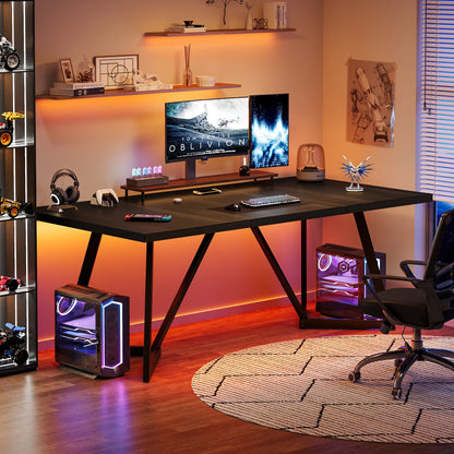 Tribesigns Executive Desk With Metal Frame For Office
