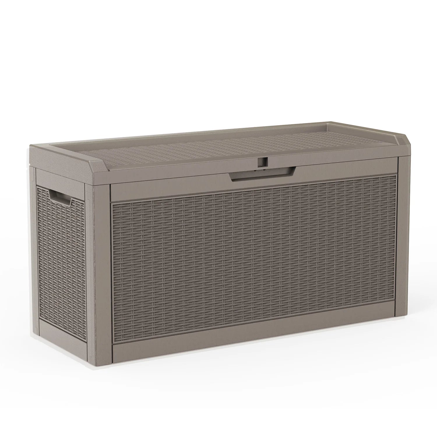 60Gallon Waterproof Outdoor Storage Box,Resin Deck Box,Lockable Outside Storage Box Container for Patio Furniure