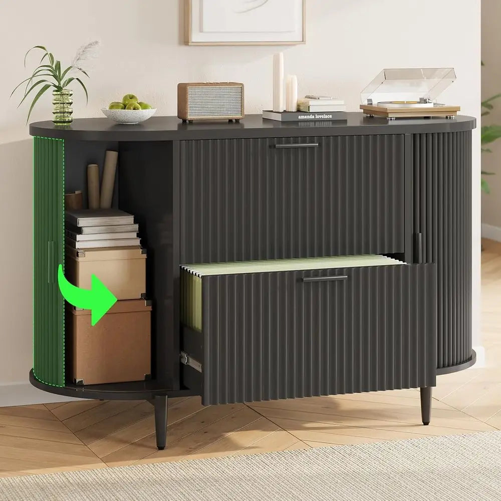 Two-Drawer Filing Cabinet for Home Office