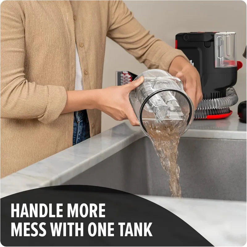 XMSJ Portable Spot Cleaner For Carpet And Upholstery With Suction