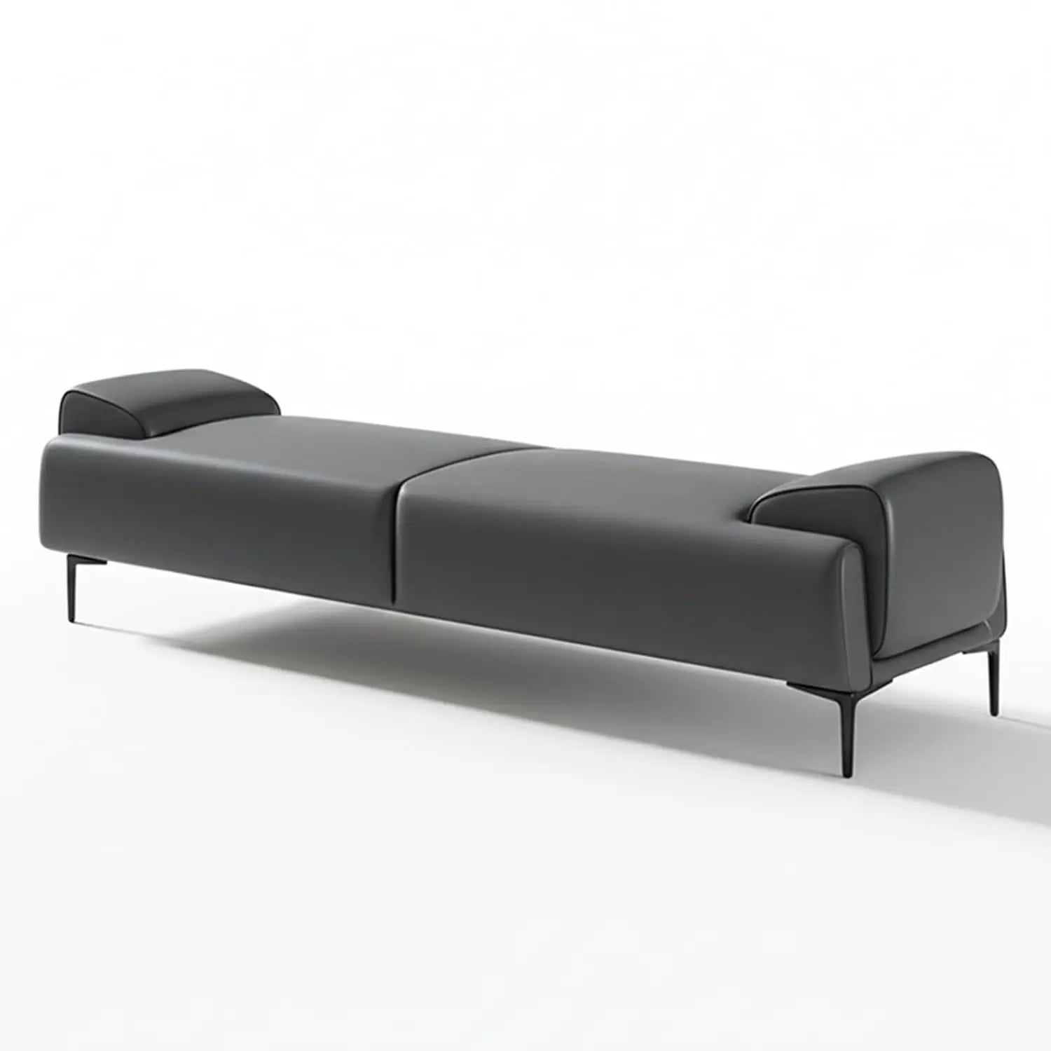 59″ Bench for Bedroom, Bed Benches for Foot of Bed, Ottoman for Bedroom with Soft Armrests, Scratch-Resistant Faux, Customized