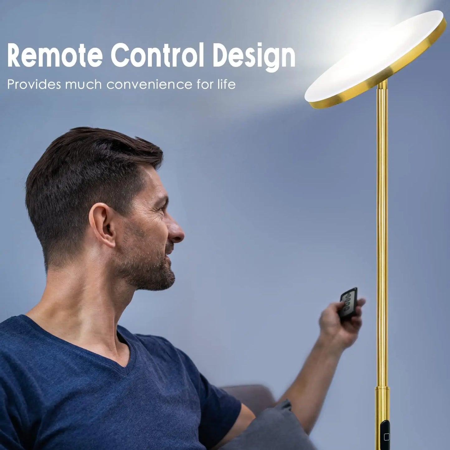 LED Floor Lamp With Remote And Touch Control Living Room