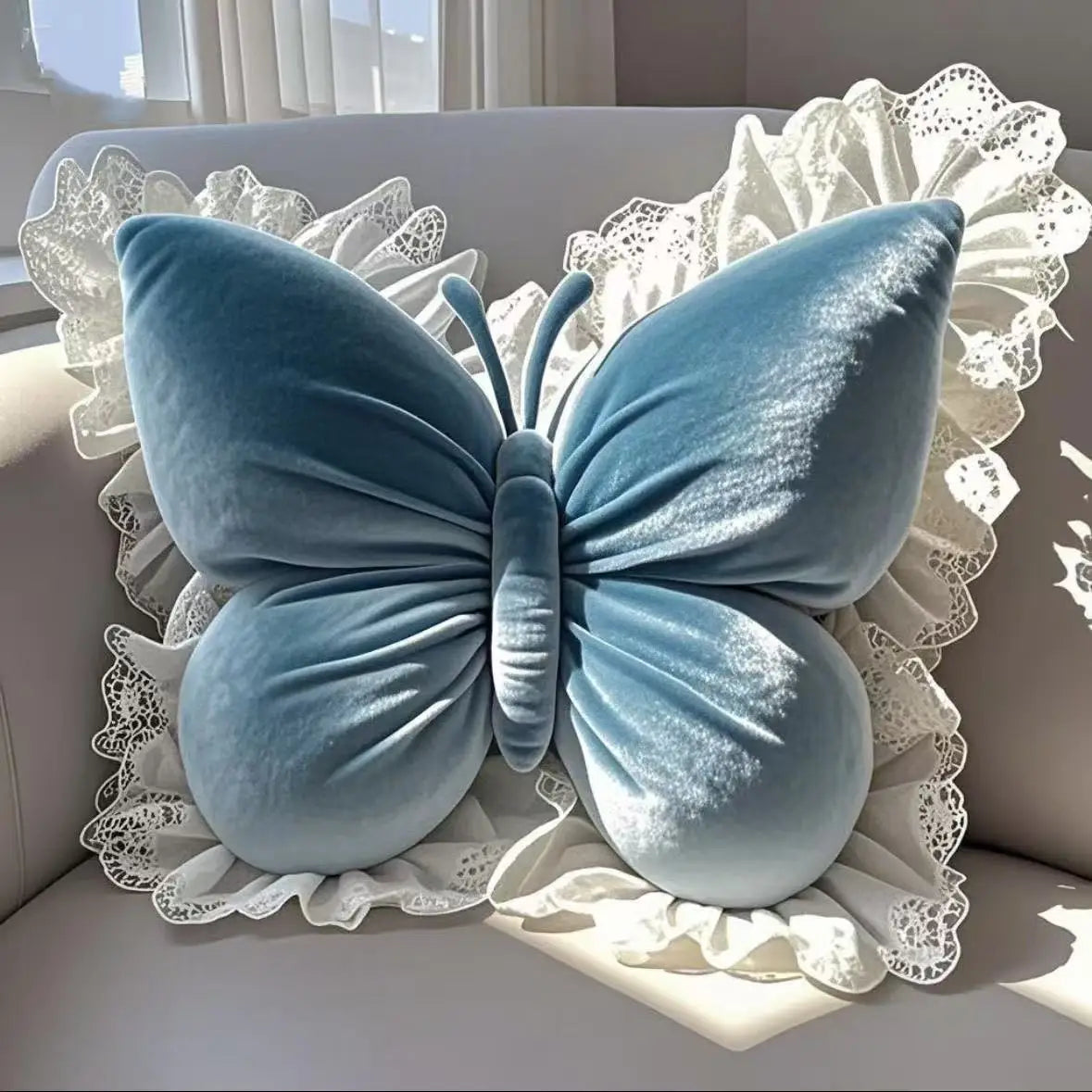 ANGPUCN Princess Butterfly Office Pillow Decorative Cushion For Home