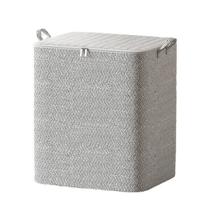 Clothes Storage Baskets Foldable Clothes Storage Bins Multifunctional Large Capacity with Handle Zipper Household Closet Storage