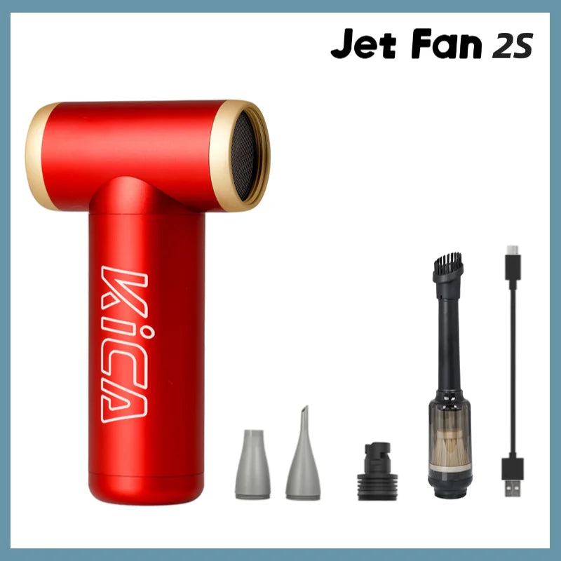 KICA Portable Rechargeable Air Blower Fan for Outdoor Use
